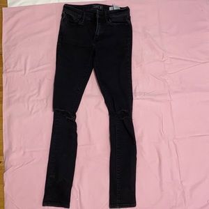 Abercrombie & Fitch ripped super skinny jeans, 00